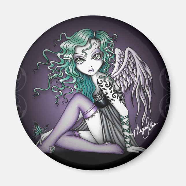 Malory Cute Little Tattoo Angel Magnet (Framsidan)