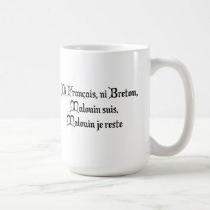 Malouin för BREIZH BRETAGNE BRITANNIEN Kaffemugg