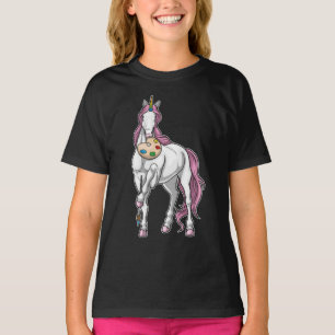 Målpensel för Unicorn-målare T Shirt