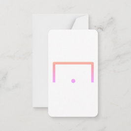 Målplatta anteckningskort