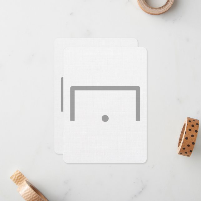 Målplatta anteckningskort (Fram/Back In Situ)