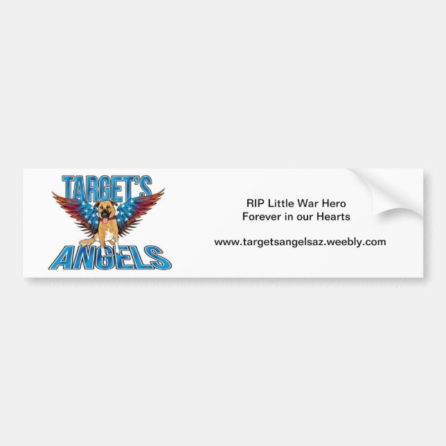 Måls änglarbildekal bildekal (Framsidan)