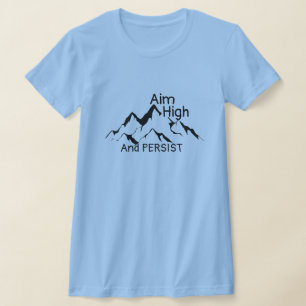 Målsättningen Höga skjortor - Idékterande kvinnorn T Shirt