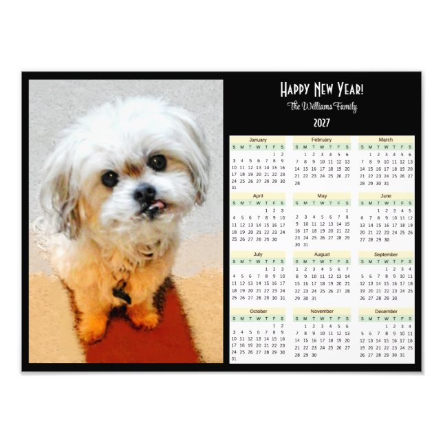 Malshi 2027 Kalender Fototryck (Framsidan)