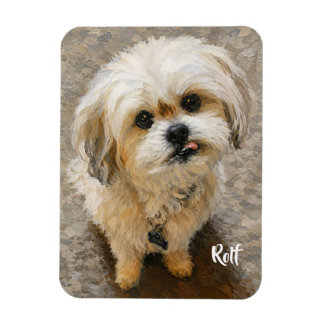 Malshi Hund Flexibel Fotomagnet Magnet