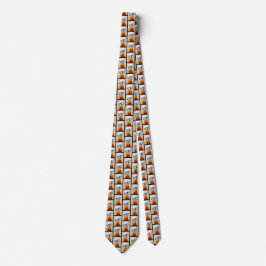 Malshi Hund Tiled Necktie Slips
