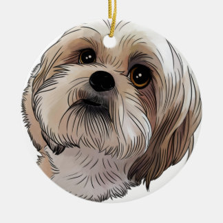 Malshi Mal-shi Julgransprydnad Keramik