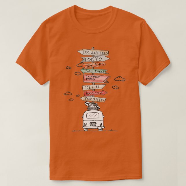 Målskylt T Shirt (Design framsida)