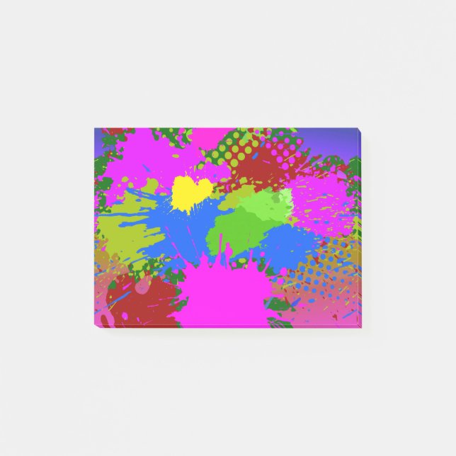 Målsprutsmönster 3 post-it block (Framsida)