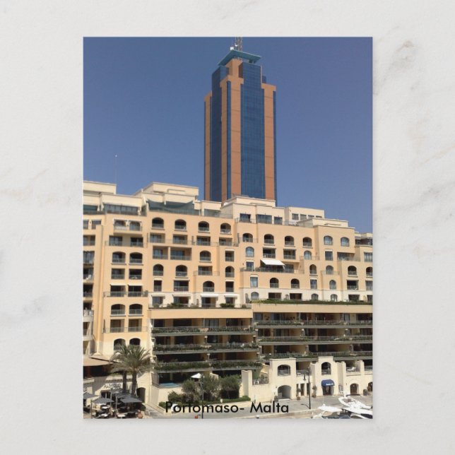 Malta 2008 015, Portomaso- Malta Vykort (Framsida)