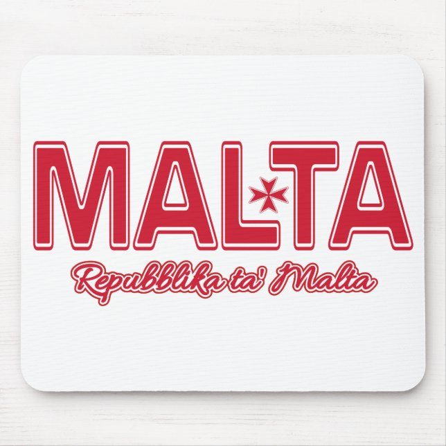 MALTA anpassningsbar mousepad Musmatta (Framsidan)