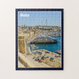 Malta Birgu Strand Vittoriosa Tre Städer Pussel
