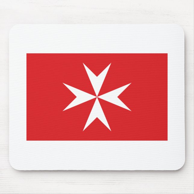 Malta borgerlig ensign musmatta (Framsidan)