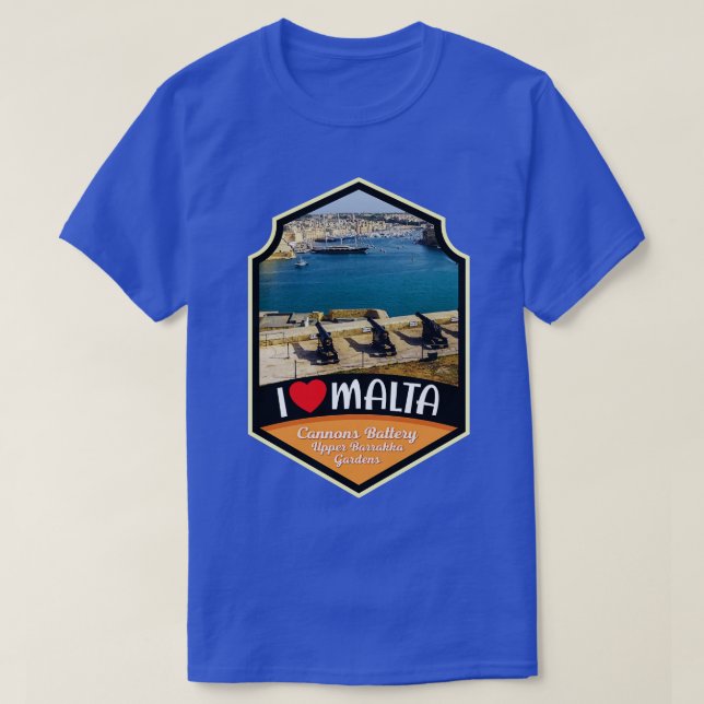 Malta Cannons Battery T Shirt (Design framsida)