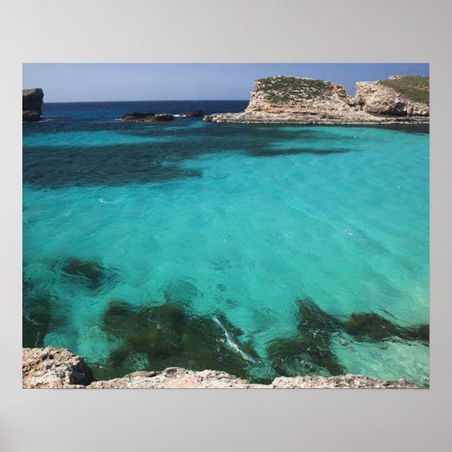 Malta, Comino Island, Blue Lagoon Poster (Framsidan)