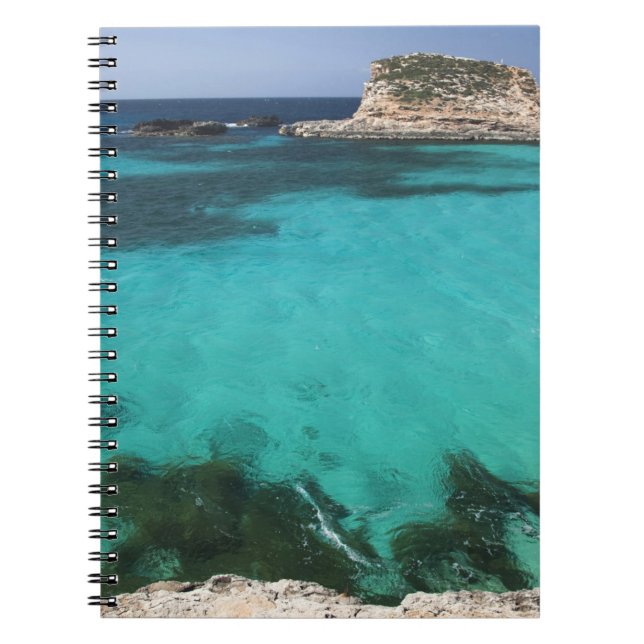 Malta, Comino Island, Den Blå Lagunen Anteckningsbok (Framsidan)