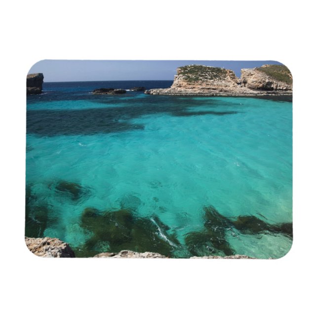 Malta, Comino Island, Den Blå Lagunen Magnet (Horisontell)