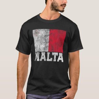 Malta Flag National Pride Roots Country Family Nat T Shirt