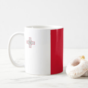 Malta Flagga Anpassade Kaffemugg