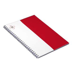 Malta flagga anteckningsbok