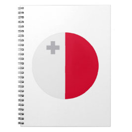 Malta Flagga Anteckningsbok