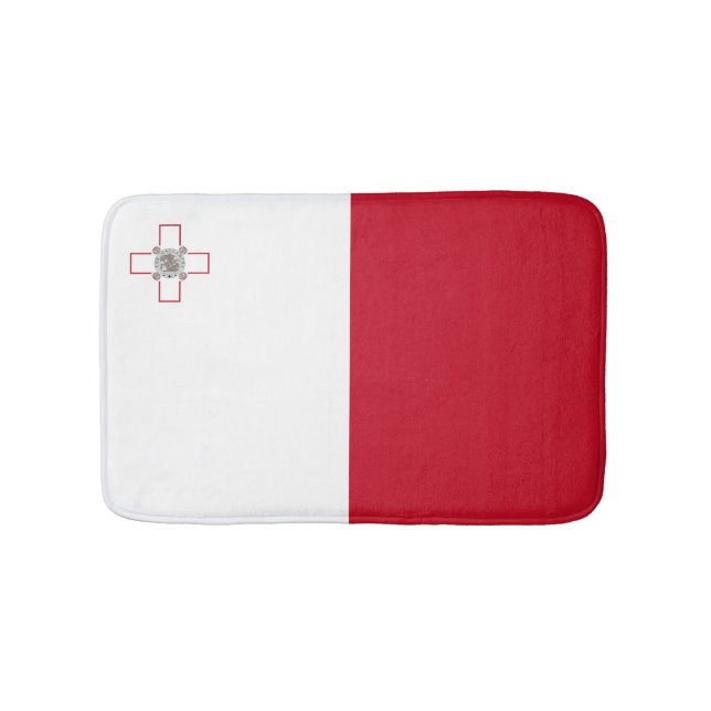 Malta flagga badrumsmatta (Framsidan)