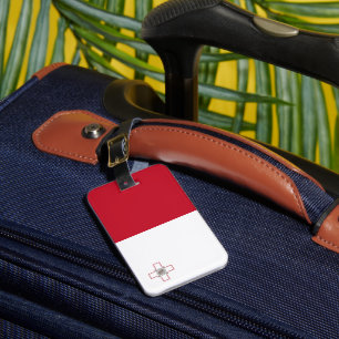 Malta flagga bagagebricka