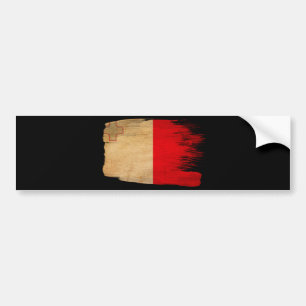 Malta flagga bildekal