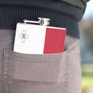 Malta flagga fickplunta