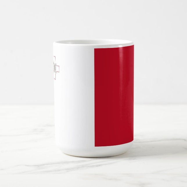 Malta flagga kaffemugg (Center)