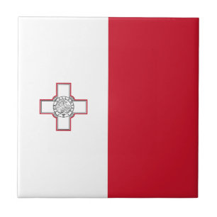 Malta flagga kakelplatta