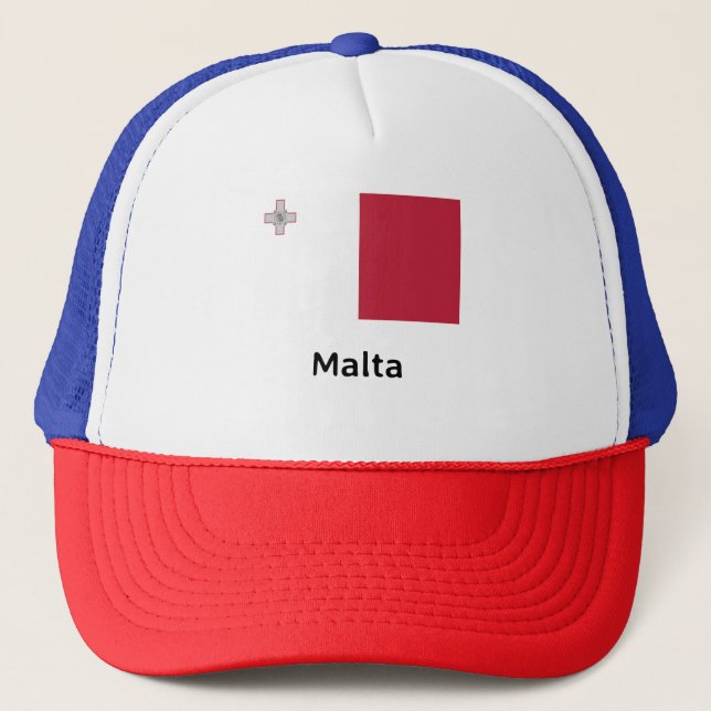 Malta Flagga Keps (Framsida)