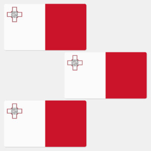 Malta flagga klistermärke