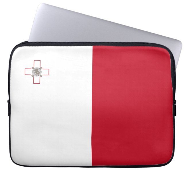 Malta flagga laptop fodral (Framsidan)