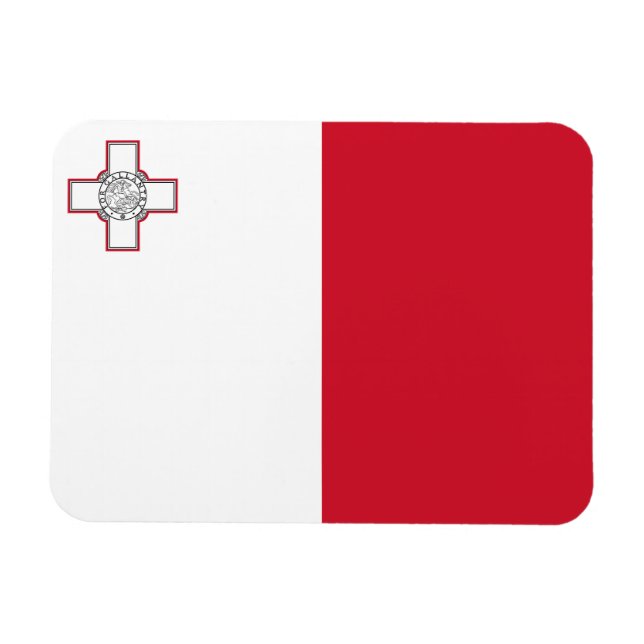 Malta Flagga Magnet (Horisontell)