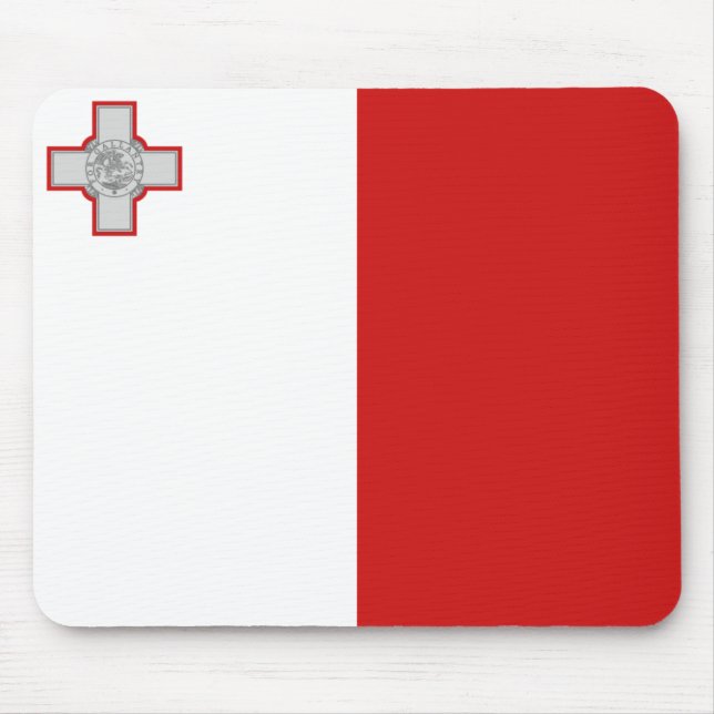Malta flagga Mousepad Musmatta (Framsidan)