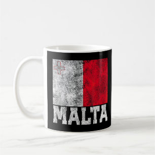 Malta Flagga National Pride Roots Land Family Nat Kaffemugg