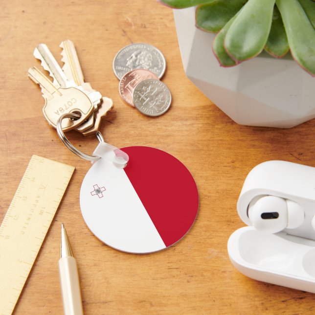 Malta flagga nyckelring (Skrivbord)