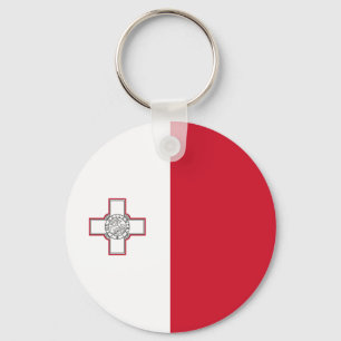 Malta flagga nyckelring