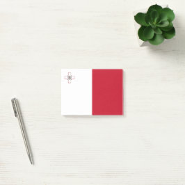 Malta flagga post-it block