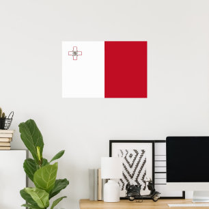 Malta flagga poster
