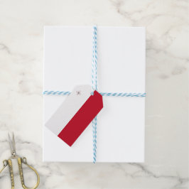 Malta flagga presentetikett