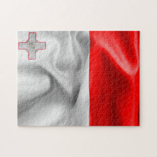 Malta Flagga Pussel