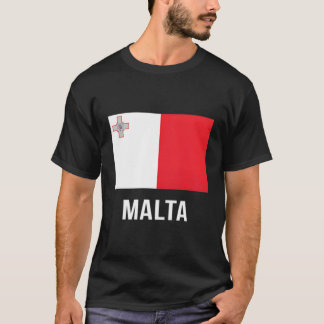Malta Flagga Shirt Malta T Shirt
