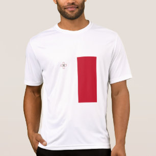 Malta flagga t shirt