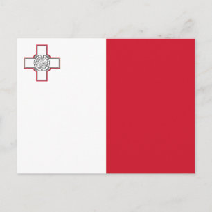 Malta flagga vykort