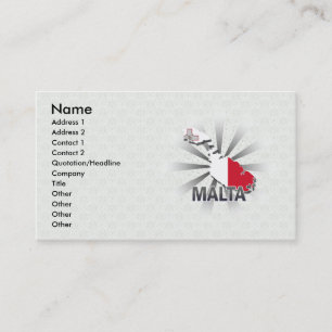 Malta flaggakarta 2,0 visitkort