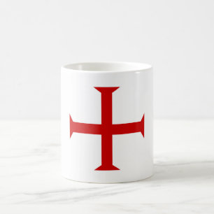 malta för templar riddareRöda kor teutonic Kaffemugg