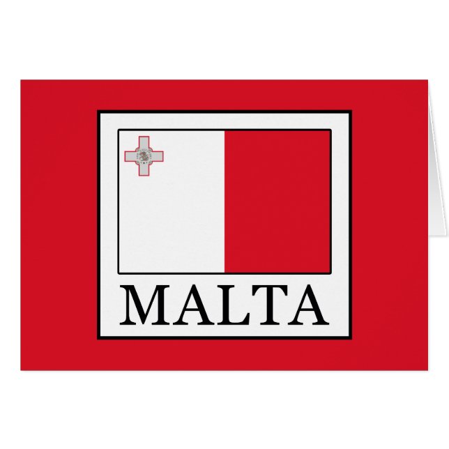 Malta Hälsningskort (Framsidan Horizontal)