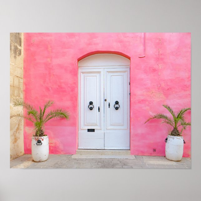 💖 Malta i rosa 🌴 Poster (Framsidan)